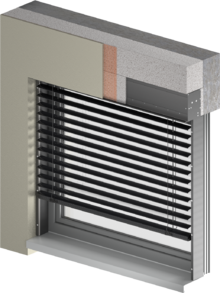 Żaluzja fasadowa c80 BOX